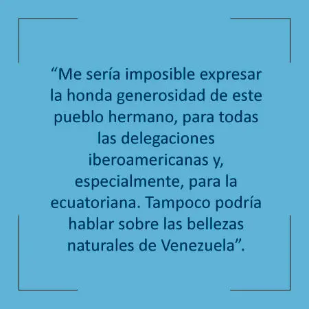 La generosidad de un pueblo hermano